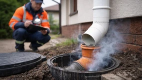 Wpuszczają dym do studzienki i od razu wiedzą. Tysiące posesji na celowniku kontrolerów